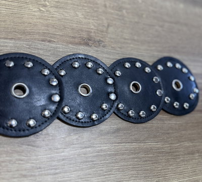 Faja Círculos (tachas plateadas)
