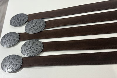 Cinto Stars Gamuzado Choco (peltre)