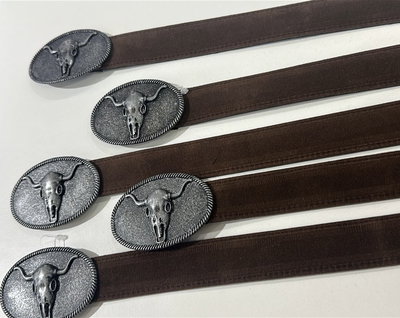Cinto Toro Gamuzado Choco (peltre)
