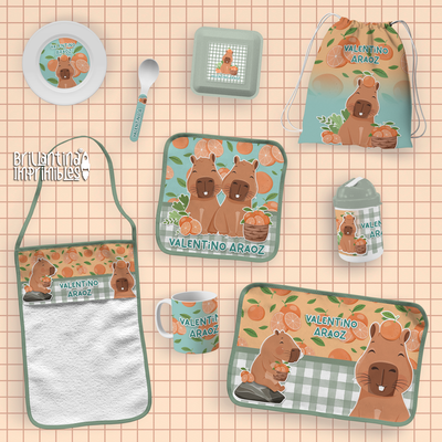 Set de Jardín - CAPIBARA Naranjitas