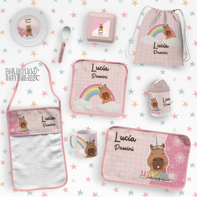 Set de Jardín - CAPIBARA Unicornio