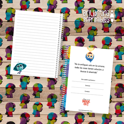 Cuaderno A5 Anotador INTENSAMENTE 2