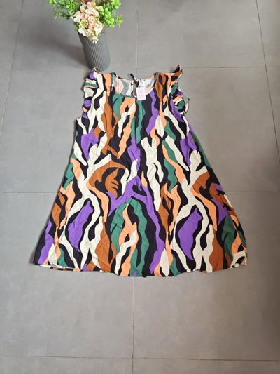 vestido fibrana 