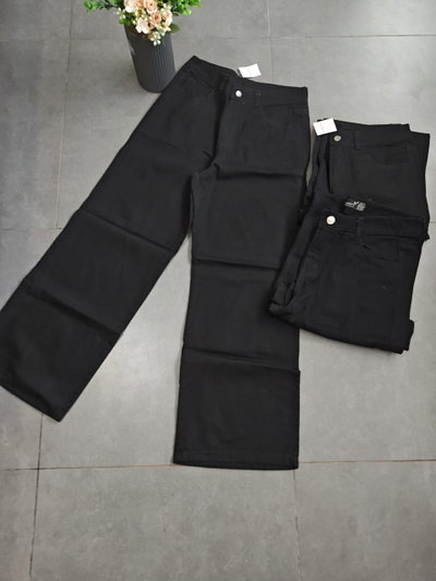 Wide Leg Negro 
