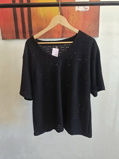 Remera croché puntos 