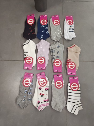 Soquetes dama estampados 
