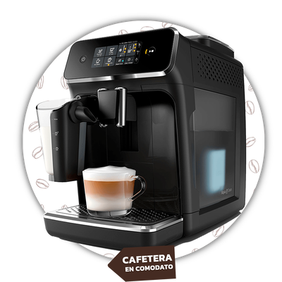 Cafetera automatica con espumador