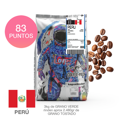 Granos de café - Peru 83 Puntos