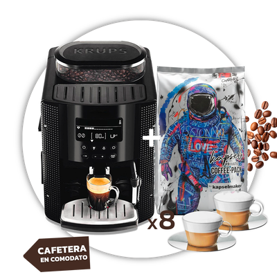 Cafetera + 1 kg de café colombia + Tazas