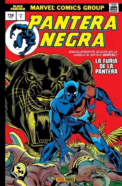 Marvel Gold: Pantera negra 1 la furia de la pantera 