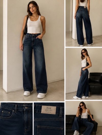 Wide leg Flora