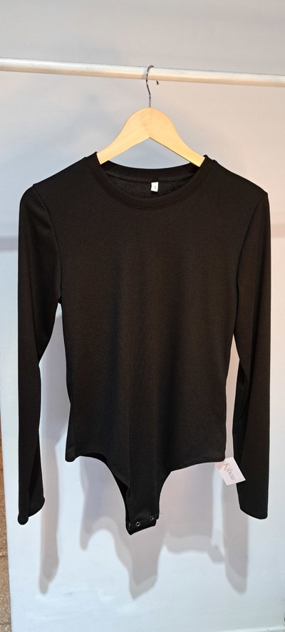 Body cuello redondo manga larga 