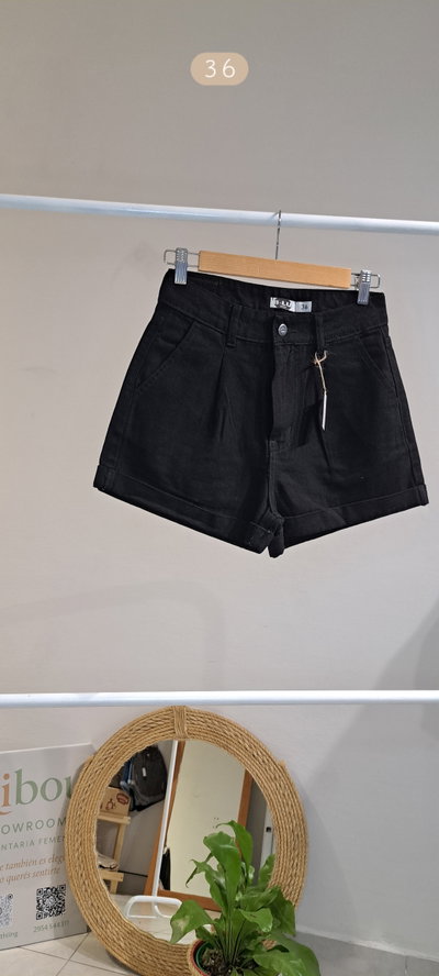 Short Jeans pinzas