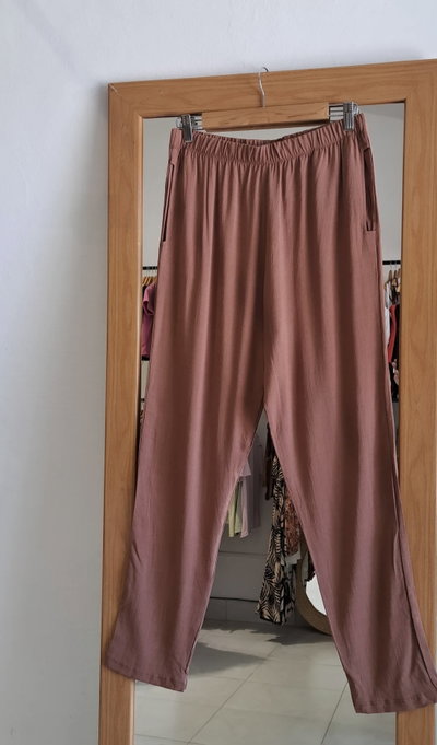 Babucha lino spandex