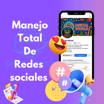 Manejo total de redes sociales 