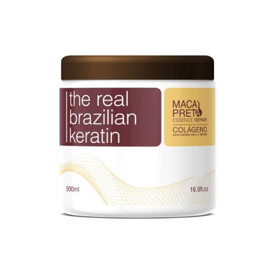 Máscara Maca Preta Colágeno (cabello seco y dañado) x500ml The Real Brazilian Keratin
