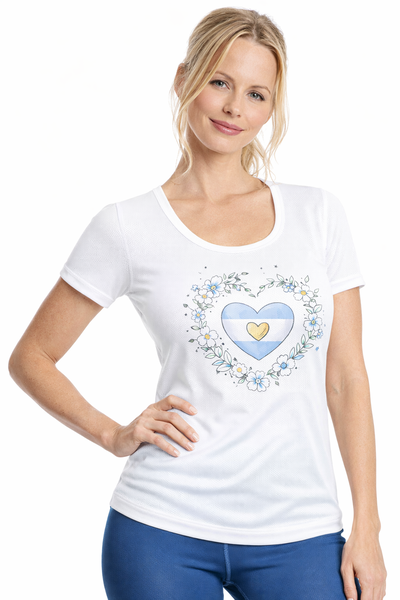 Remera  Corazón Argentina