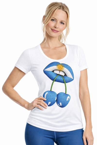 Remera  Cereza Albiceleste