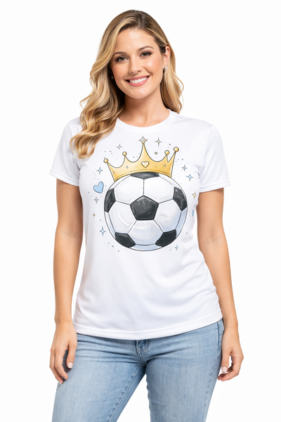 Remera Mujer Pelota Corona Argentina Dry Fit Entallada