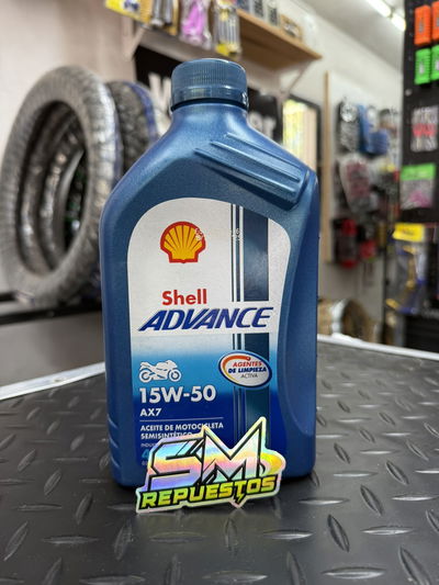 Aceite Shell Advance AX7 15w50 - Semisintético