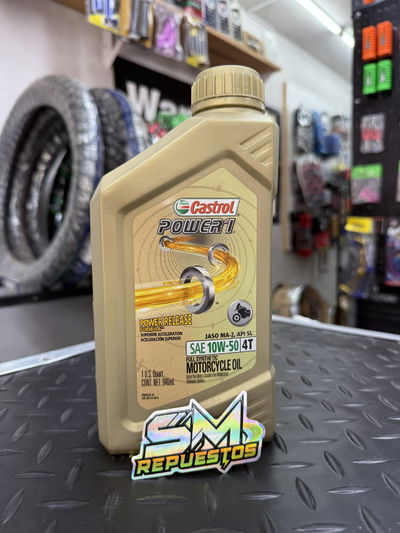 Aceite Castrol Power 1 10w50 - Sintético