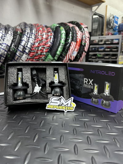 Cree Led Mini H4 RX Sin Cooler 12V 18Watts - Nitro Led OFF ROAD