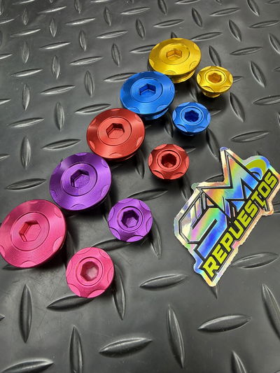 Tapones de Encendido Colores Varios 30mm 110cc/Twister/Tornado 