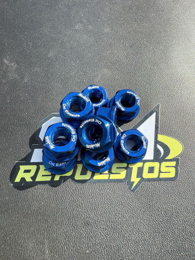 Tuerca M10 Anodizada Colores Varios