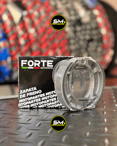 Zapata Cinta de Freno Resorte Cruzado Motos 110cc Gilera Smash