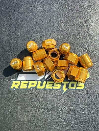 Kit Tuercas y Tapones de Valvula de Aire RB