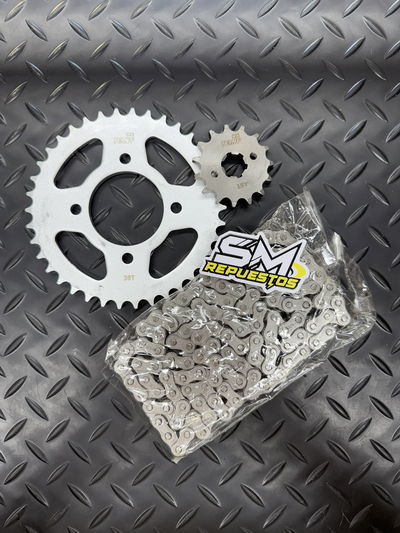 Kit de Transmision Motomel S2 Con Portacorona 