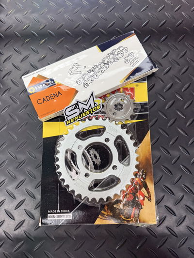 Kit de Transmision Gilera Smash y otras motos 110cc.