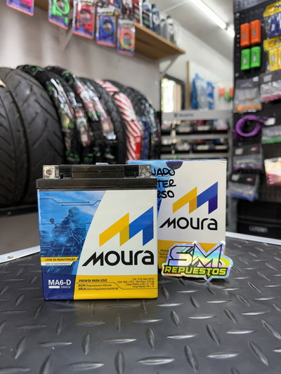 Bateria Tornado/Twister/Storm/XTZ MA6-D Moura 