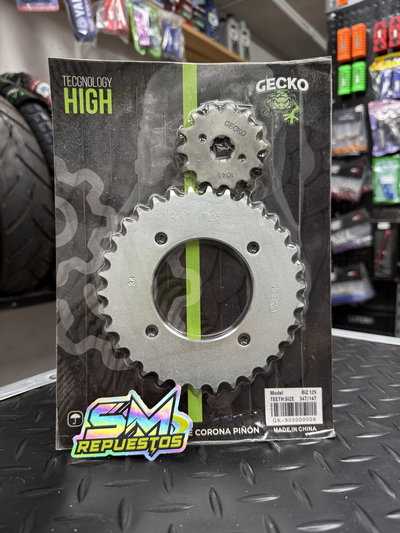 Corona y Piñon Honda Biz 125 34/14T GECKO