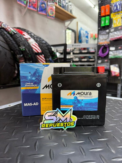 Batería Moura Gilera Smash 110 | Calidad Original y Mayor Vida Útil