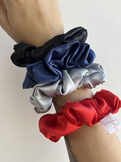 SCRUNCHIES ANTI FRIZZ -saten-
