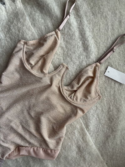 BODY CAMILA LUREX CHAMPAGNE - 5056