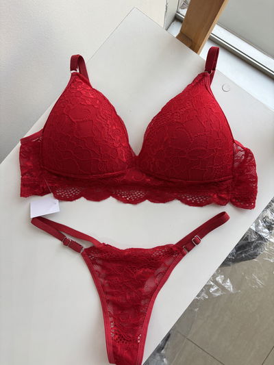 CONJUNTO SOFT ENCAJE -4 TALLES-