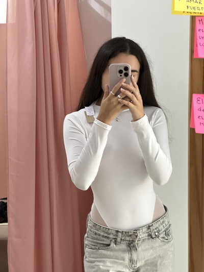 BODY SIENNA MANGA LARGA -blanco-