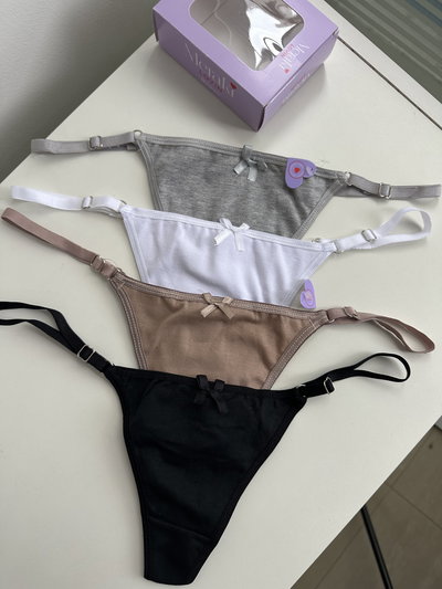 PACK LESS X4 MERAKI (NEGRO - BLANCO - NUDE - GRIS)