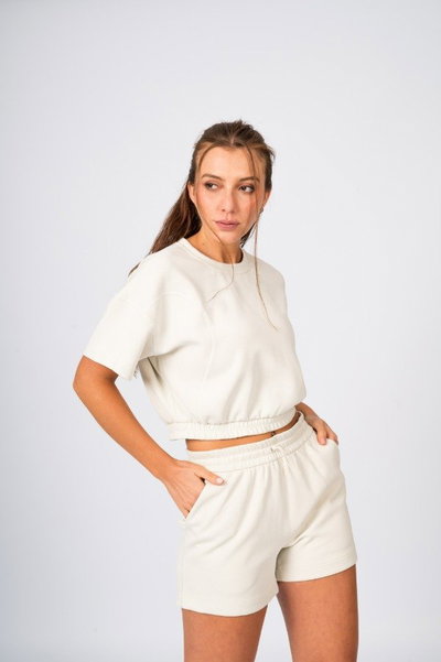 Buzo Soft Puño Beige