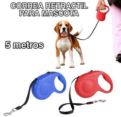 Correa retractil hasta 5M