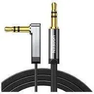 Cable auxiliar stereo audio mini plug 3,5 90°
