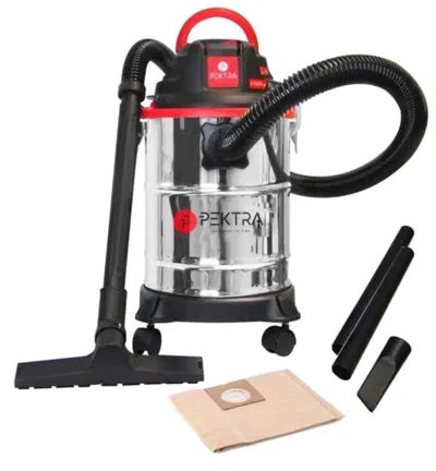 Aspiradora/sopladora industrial seco y humedo 1000w 15L