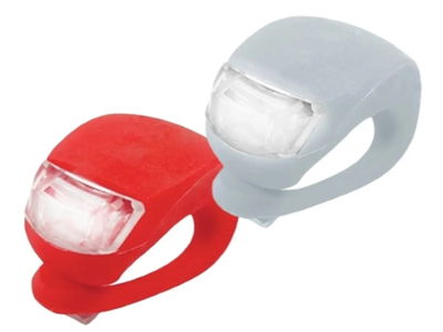 Kit de luces para bicicleta a pila