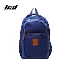 Mochila urbana reforzada escolar unisex azul 