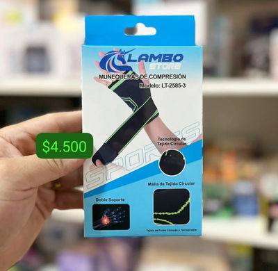 Muñequera de compresión ajustable