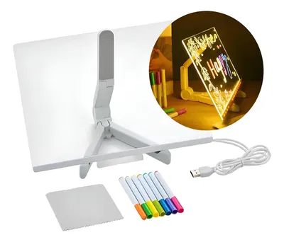 Pizarra mágica led 20x20