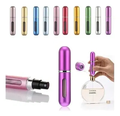 Mini Atomizador Portátil 6ml Plástico Perfume Recargable Spray Frasco