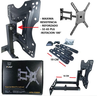 Soporte movil televisor 32"-65"